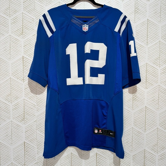 Nike Other - Nike Colts Jersey On Field Men Size XL 48 Andrew‎ Luck #12 Indianapolis Football